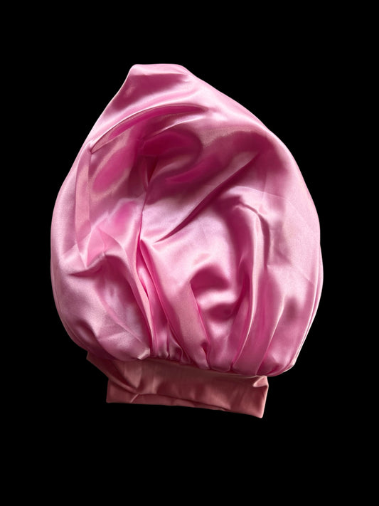 Pink Tie (Kids Bonnet