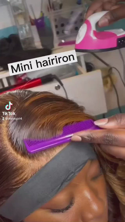 Mini hair iron